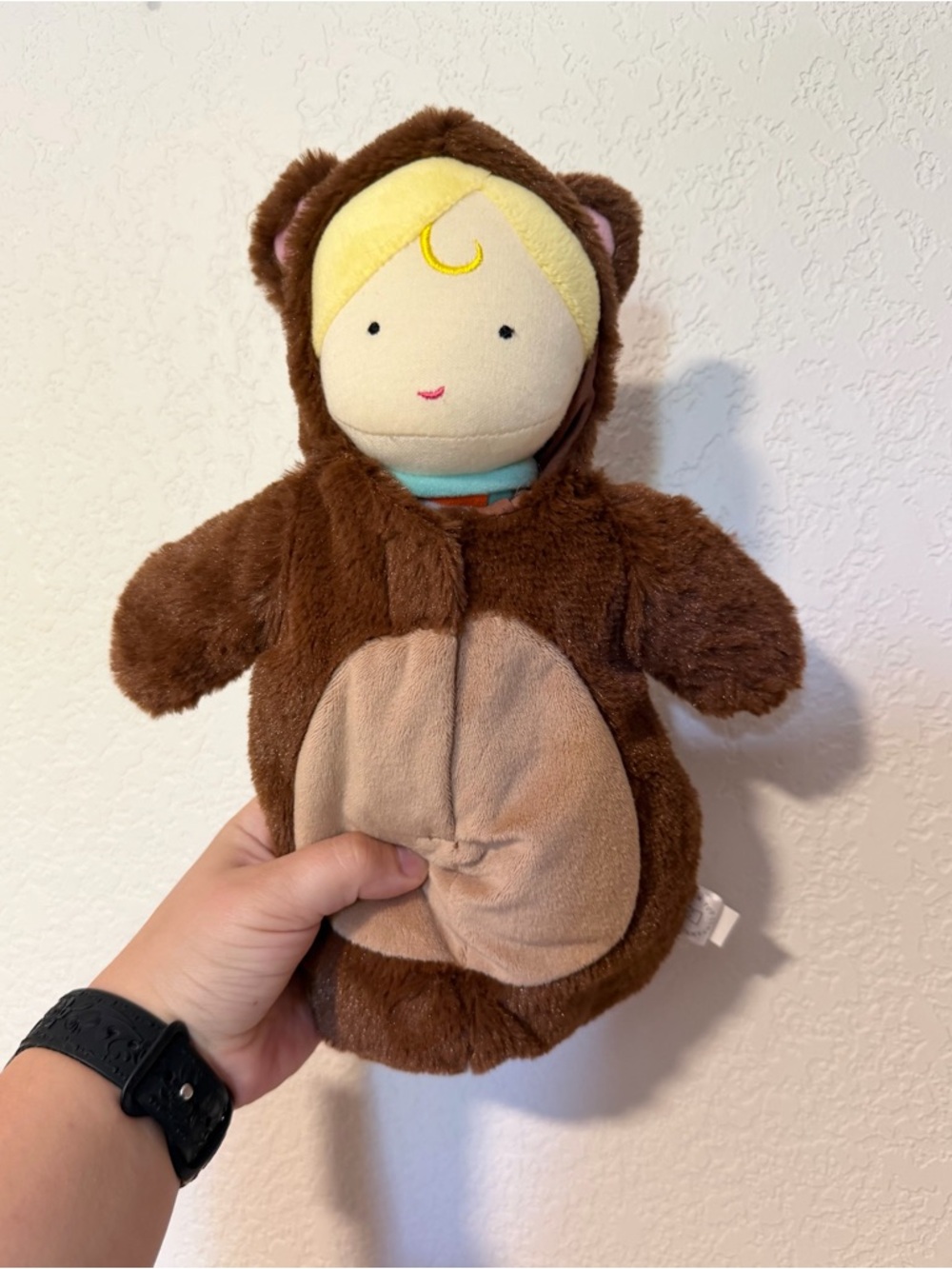 Manhattan Toy Snuggle Baby Doll & Hooded Bear Sleep Sack Plush Stuffed Animal